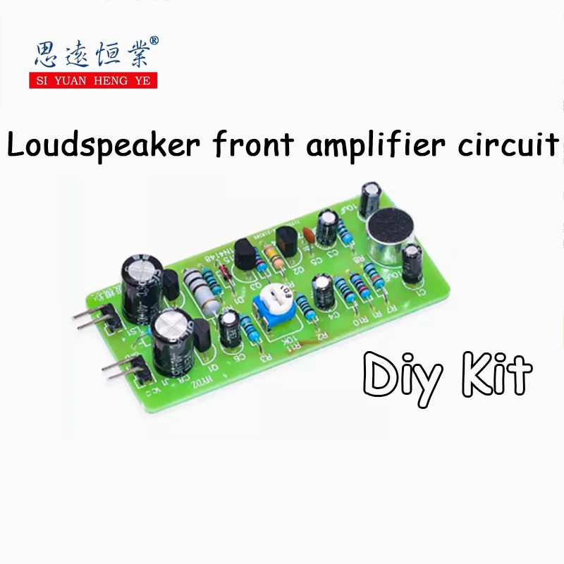 1pcs Loudspeaker front amplifier circuit Amplifier diy kit volume amplification increase microphone head module