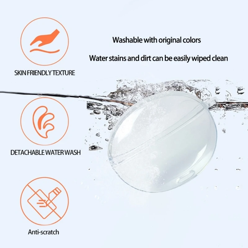 Страннопродажный шок -надежного обертывания для наушников пыльно -надежный корпус для корпуса, стиральный мягкий TPU, усиливает