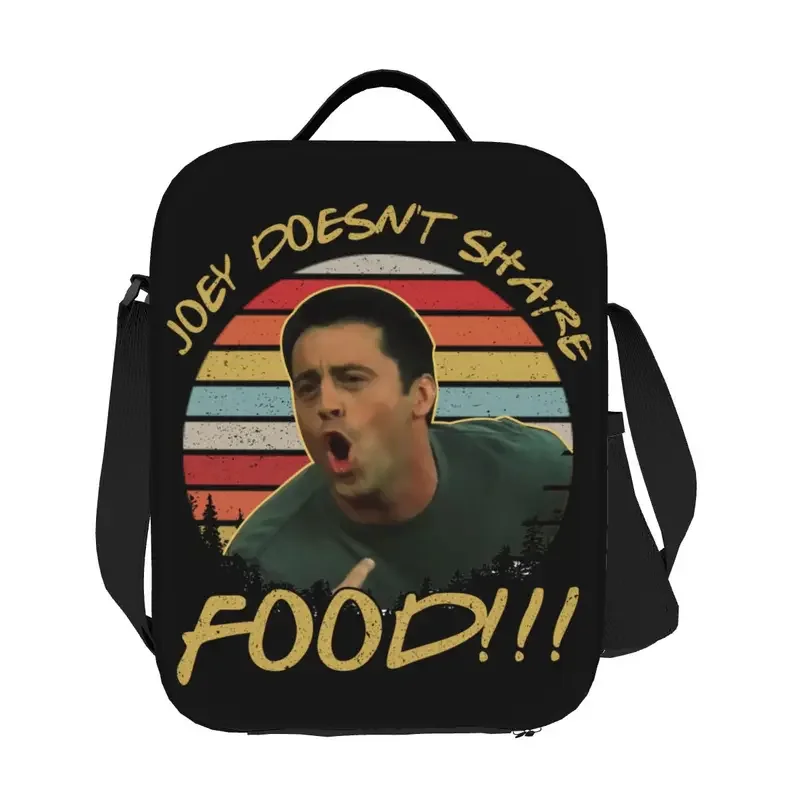 Funny does't Share citas de comida, bolsas de almuerzo aisladas, regalos para fanáticos de películas de Tv, bolsas de almuerzo para viajes de Camping, citas de programa de Tv de amigos