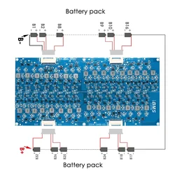 2A Quick Balance Board Li-ion LiFePo4 Active Equalizer Balancer Battery Energy 10S 16S 32S Active Equalization Module