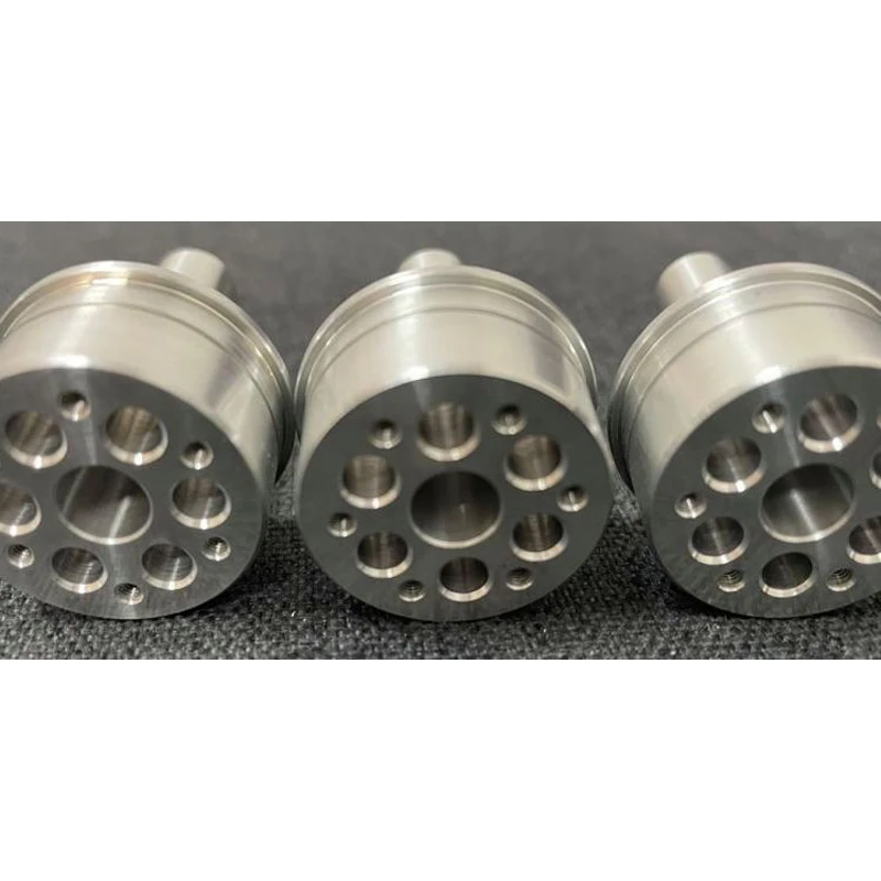 Custom Aluminum Multi-Hole Flange Shaft Sleeve High-Precision CNC Machined Industrial Connectors