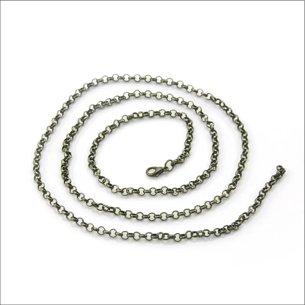 

5pcs Retro Fashion Chain for Pocket Watch Ancient Bronze Silver Pocket Watch Chain Vintage Style Metal Keychain Decorative