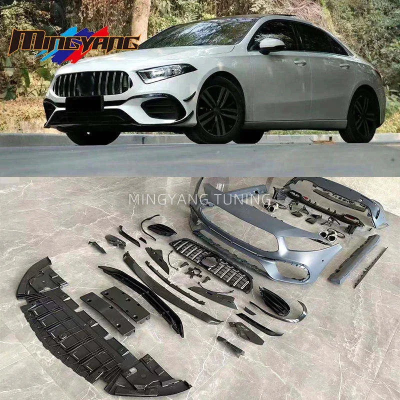 

Modification High Quality A45 Design Car Bumpers Body Kit for W177 Sedan A200 2019 Bodykit