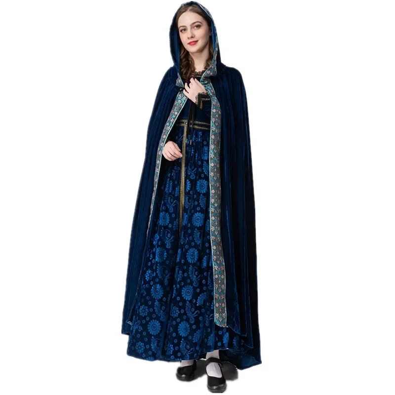 Costume de Cosplay reine gothique Vintage européenne médiévale, robe de soirée de princesse victorienne du palais de la R