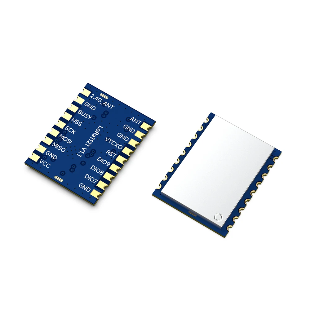 2PCS/Lot LoRa1121 ultra-low-power 160mW LR1121Chip Long Distance 433/470MHz/868/915MHz and 2.4GHz dual-band communication module