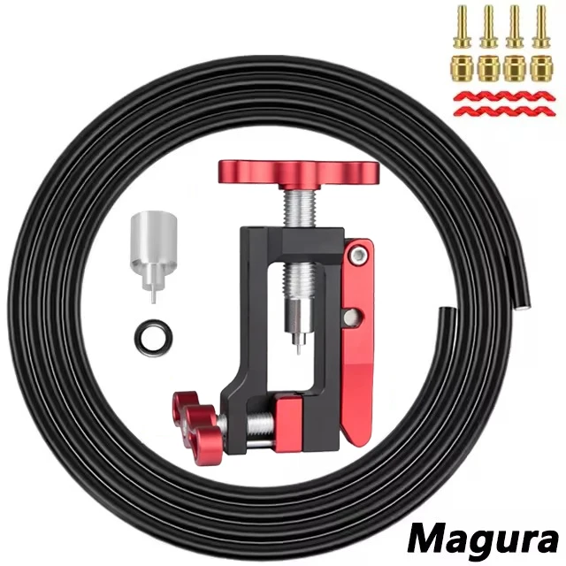 2-in-1-Fahrrad, hydraulische Scheibenbremse, Ölnadel, Werkzeuge, Treiber, Schlauchschneider, Kabeltange, Olive Connector Insert BH59 BH90, Installationspresse