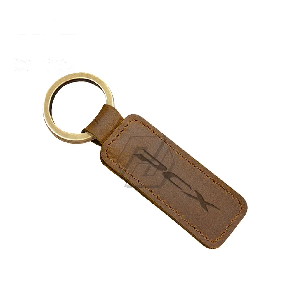 

For Honda PCX 125 150 Cowhide Scooter Keychain Key Ring