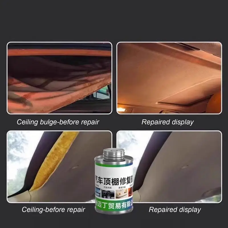 Headliner Repair Glue Multifunctional Car Inside Roof Cloth Glue 100ml Car Glue Exterior Headliner Repair Glue Upholstery Glue