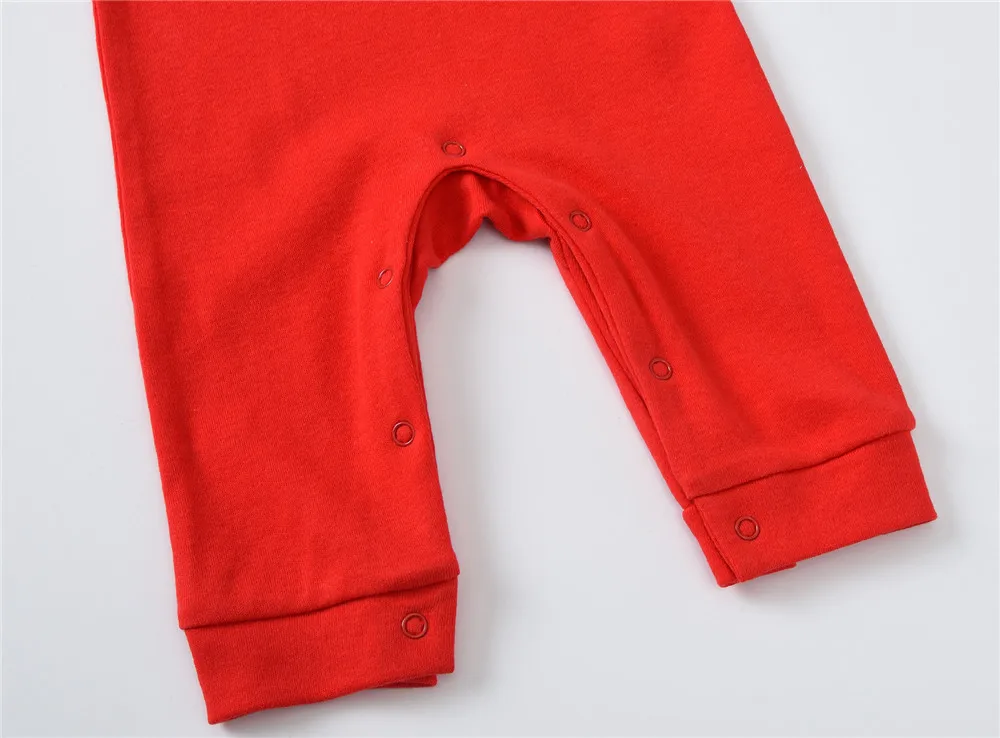 Unisex Baby Clothes Solid Red Design Newborn Cotton Rompers Full Sleeve 0-18M Infant Jumpsuit Costume Clothing