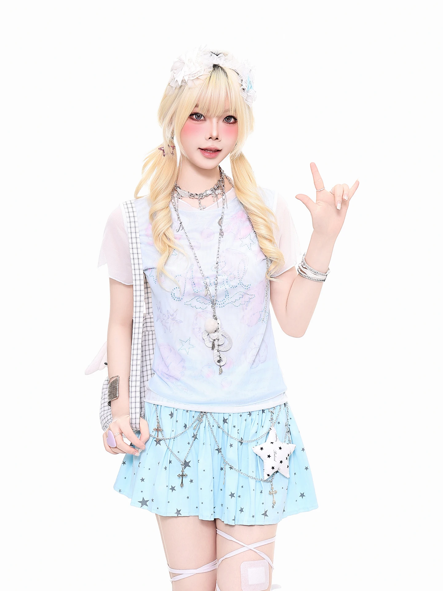 Unique Orange Marmalade T-Shirt Women's Summer Waist-Cinching Slimming Special Cartoon Print Short-Sleeved Top Fashionable St...