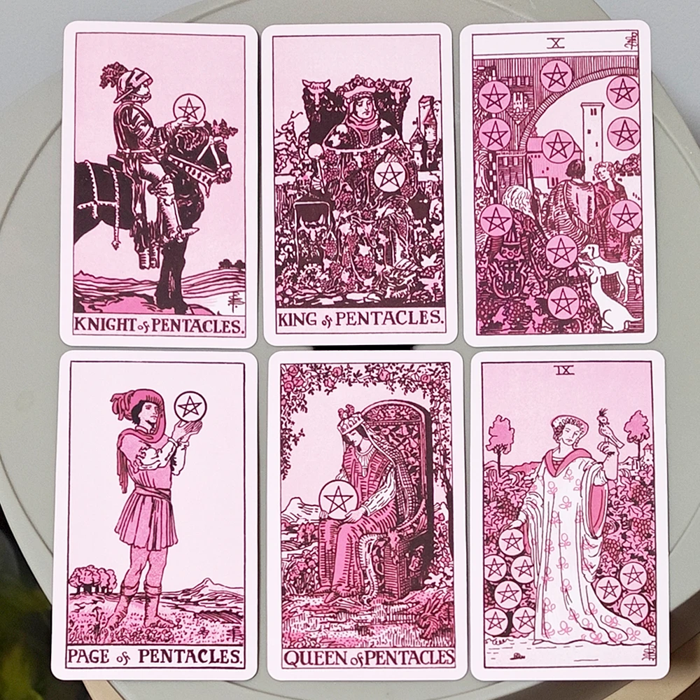 Baralho de Tarot Rose Rider em - Tarot Cards Deck With Guidebook avaliação e preço