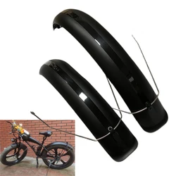 24 Inch Fat Tire Mountain Bike Mudguard Snow Bicycle Fenders Front and Rear Bicycle Mudguard Rain Fender Road Bike Accesorios