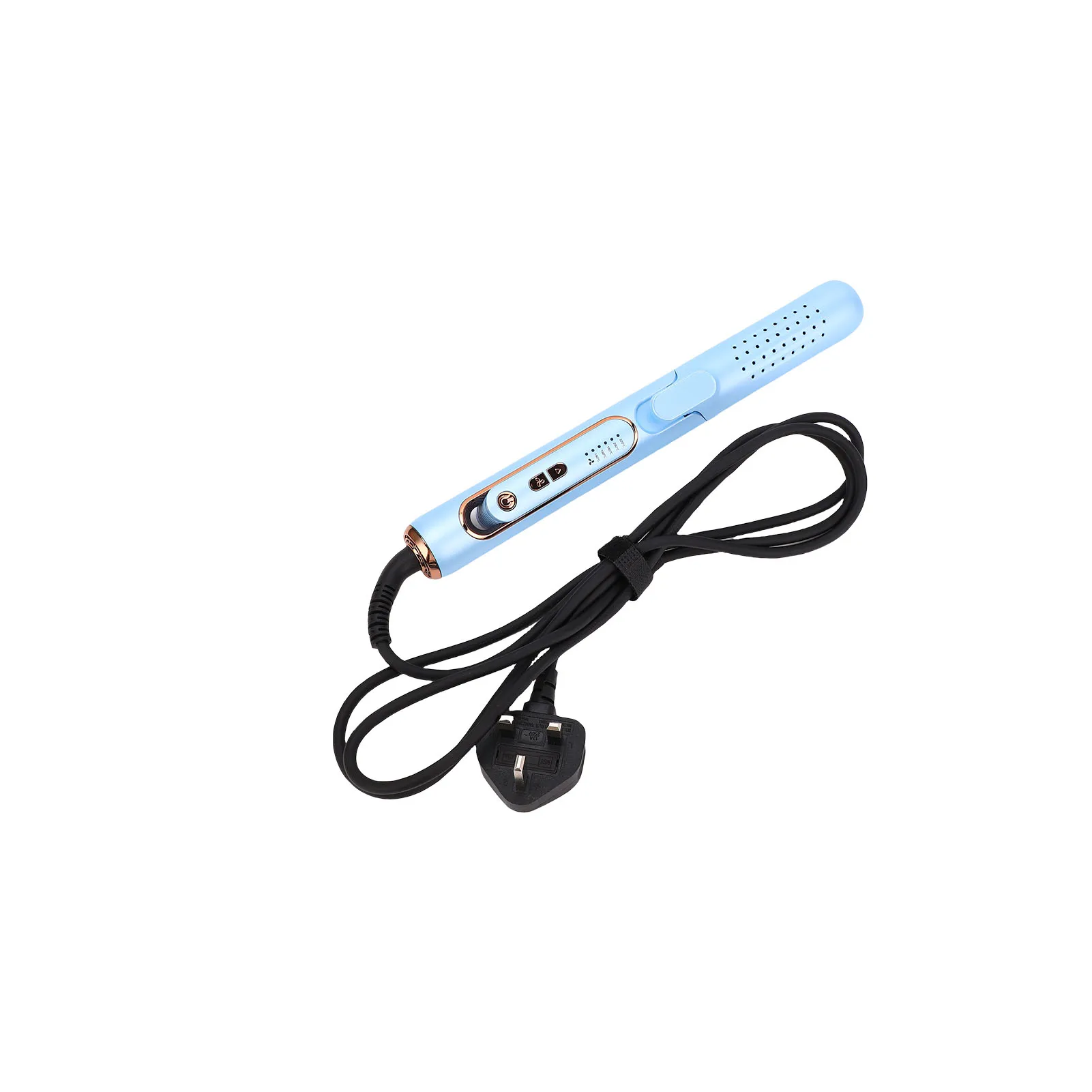 

Профессиональный стайлер для волос 2-в-1 с воздушным потоком 43 Вт, 5 температурных режимов, двойное напряжение, выпрямитель для волос для дома и путешествий