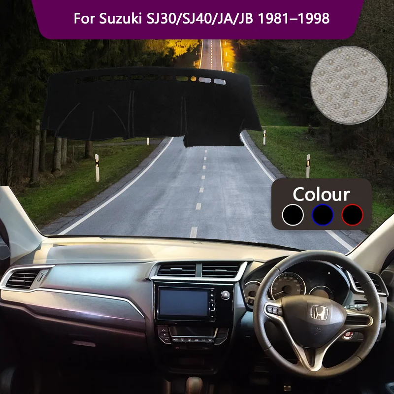 Dashboard Carpet Dashmat for Suzuki SJ30/SJ40/JA/JB 1981–1998 Liner Sunshade Anti-dirty Anti-sun Sticker Pad Accessories.