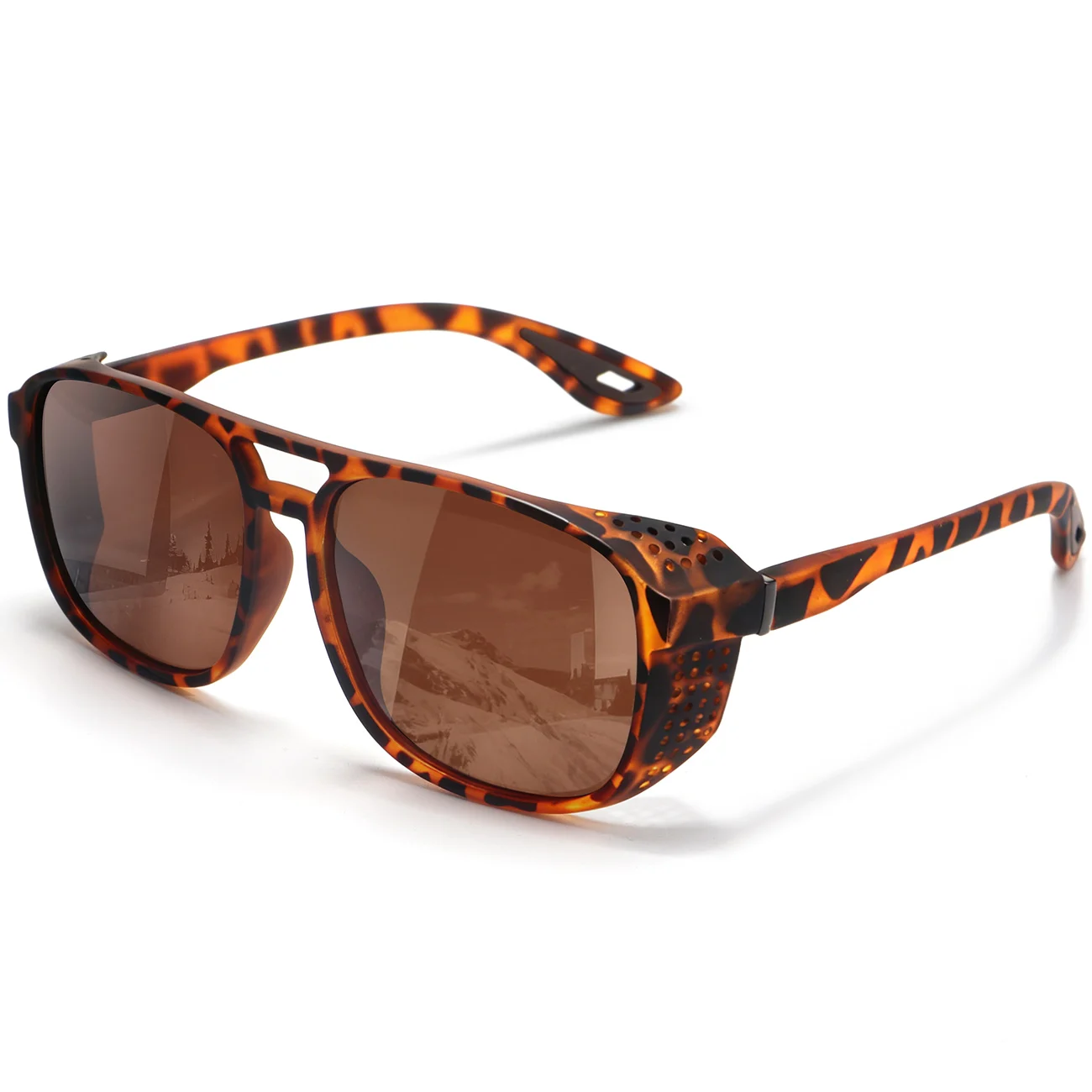 Polarisierte Sport-Sonnenbrille UV400 Fahrbrille Laufbrille für Männer und Frauen Professionelle Winddichte Outdoor UV400 Schutzbrille – Detail 7