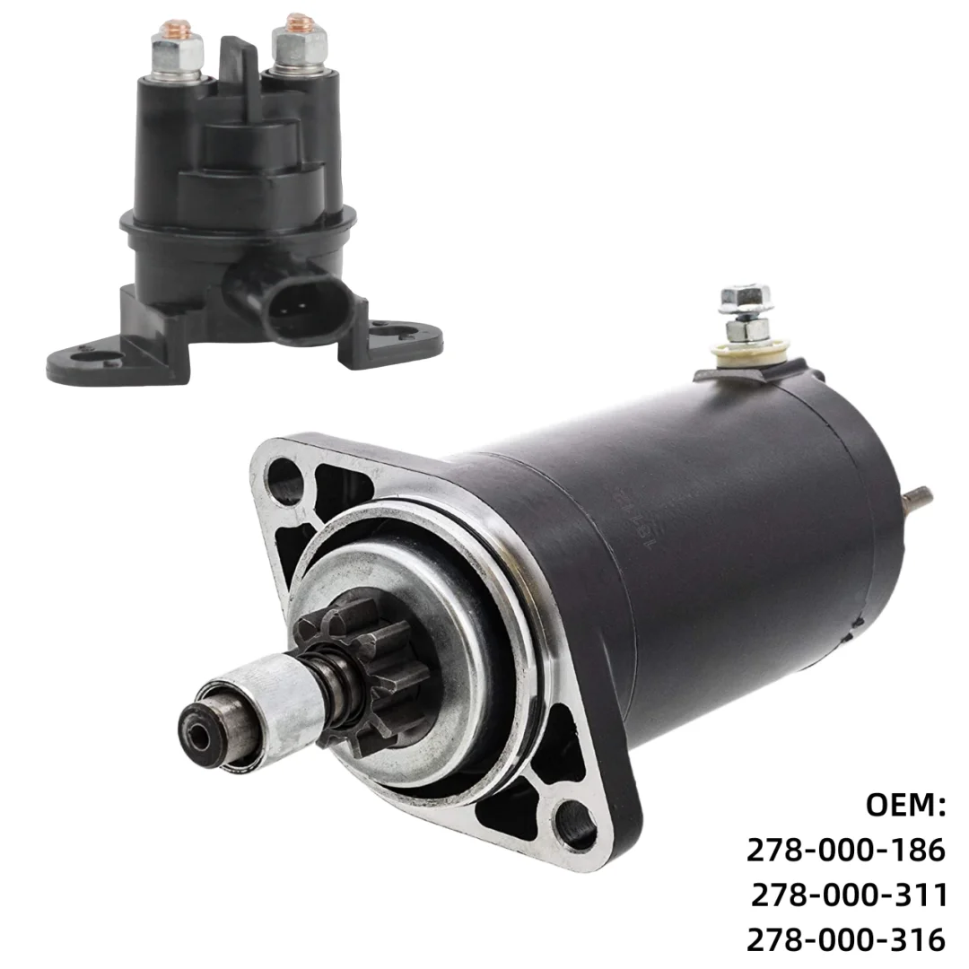 

SMF Starter & Relay For Seadoo Sea-Doo WS1 ROTAX MARINE-BRP 1989-1994 278-000-186 278-000-311 Starter & Relay