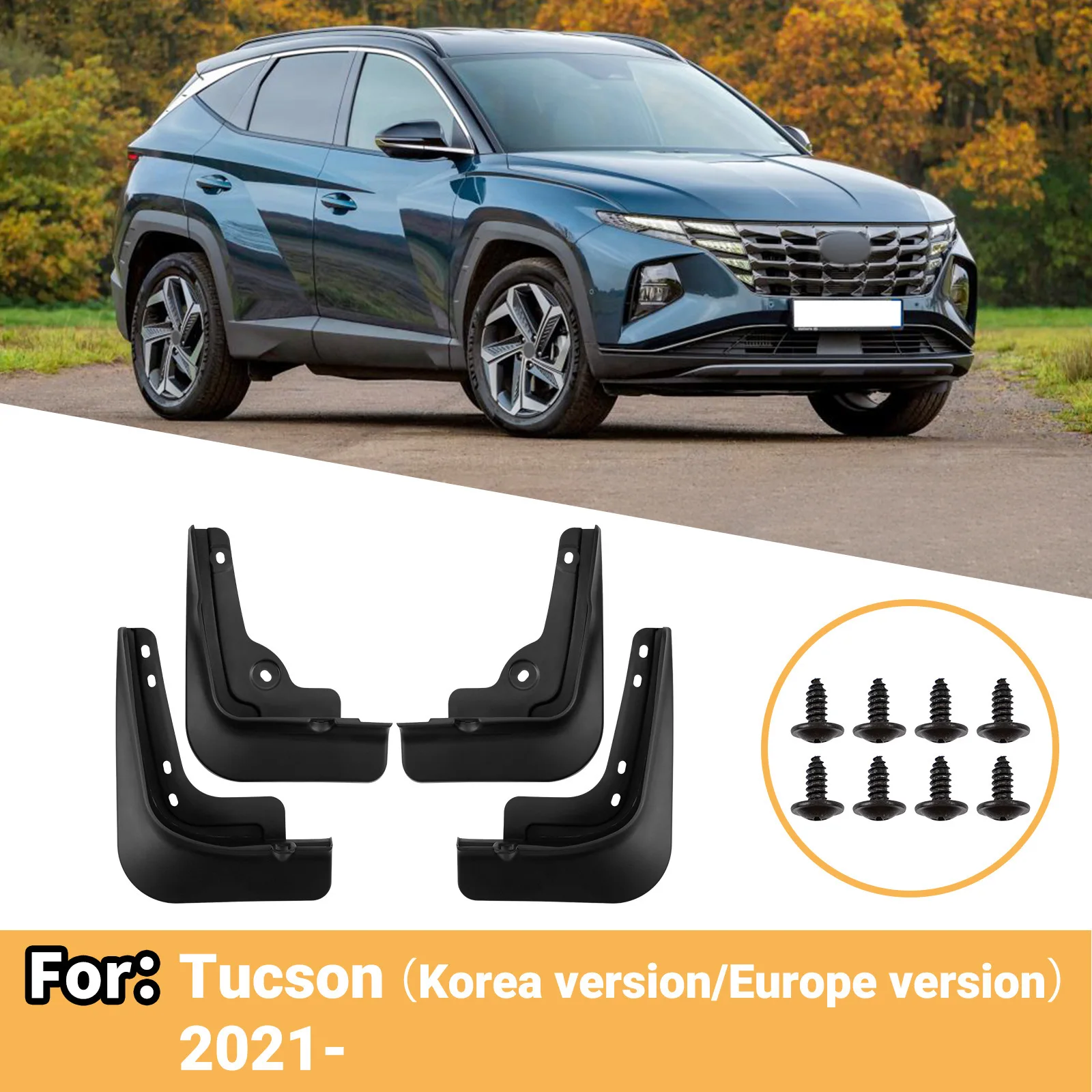For Hyundai Tucson 2021 Korean and European Car Fender Skins fender flares car accessories