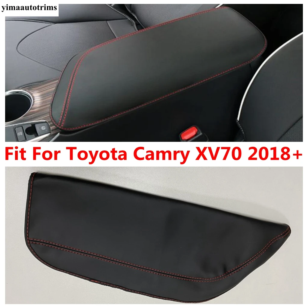 

Central Armrest Storage Box Carpet Dust-proof Protector Mat Cushion Pad Cover Accessories Fit For Toyota Camry XV70 2018 - 2023
