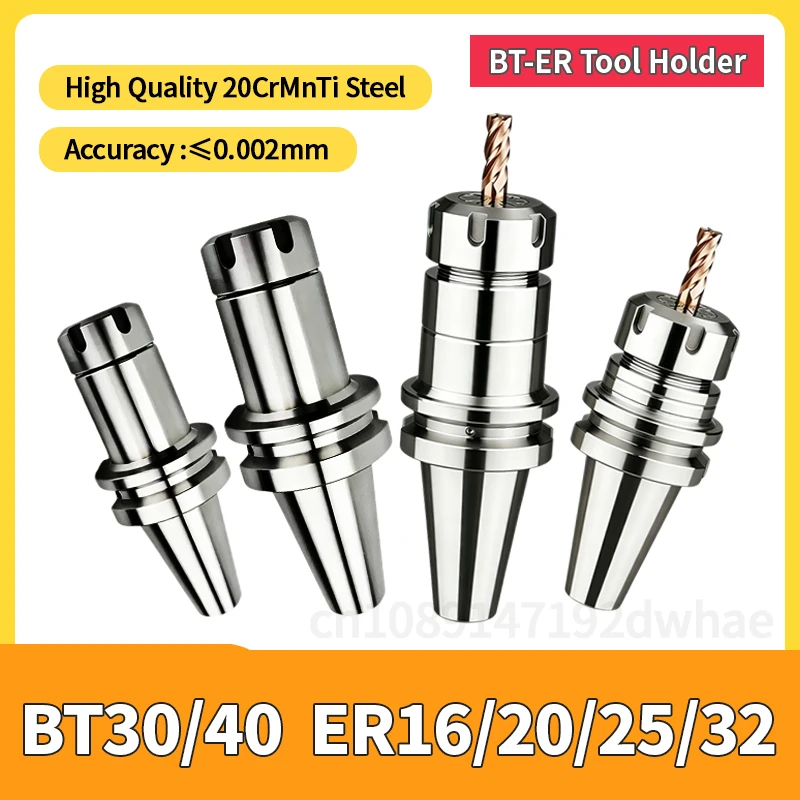BT ER Tool Holder BT30 BT40 BT50 Knife Shank ER11 ER16 ER20 ER25 ER32 ER40 Tool Holder Cnc Milling Machine Lathe Maching