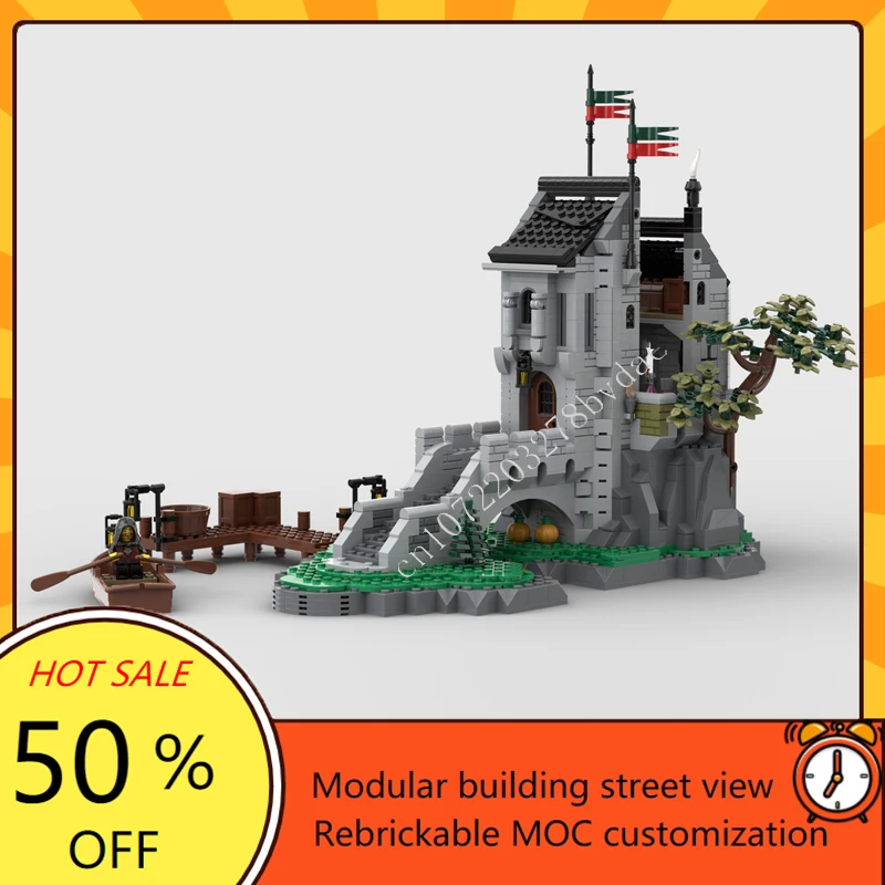 1383 pçs moc castelo medieval bloco de construção modelo arcano reino de Löwenstein tijolo técnico diy conjunto montagem toyfor presente da criança