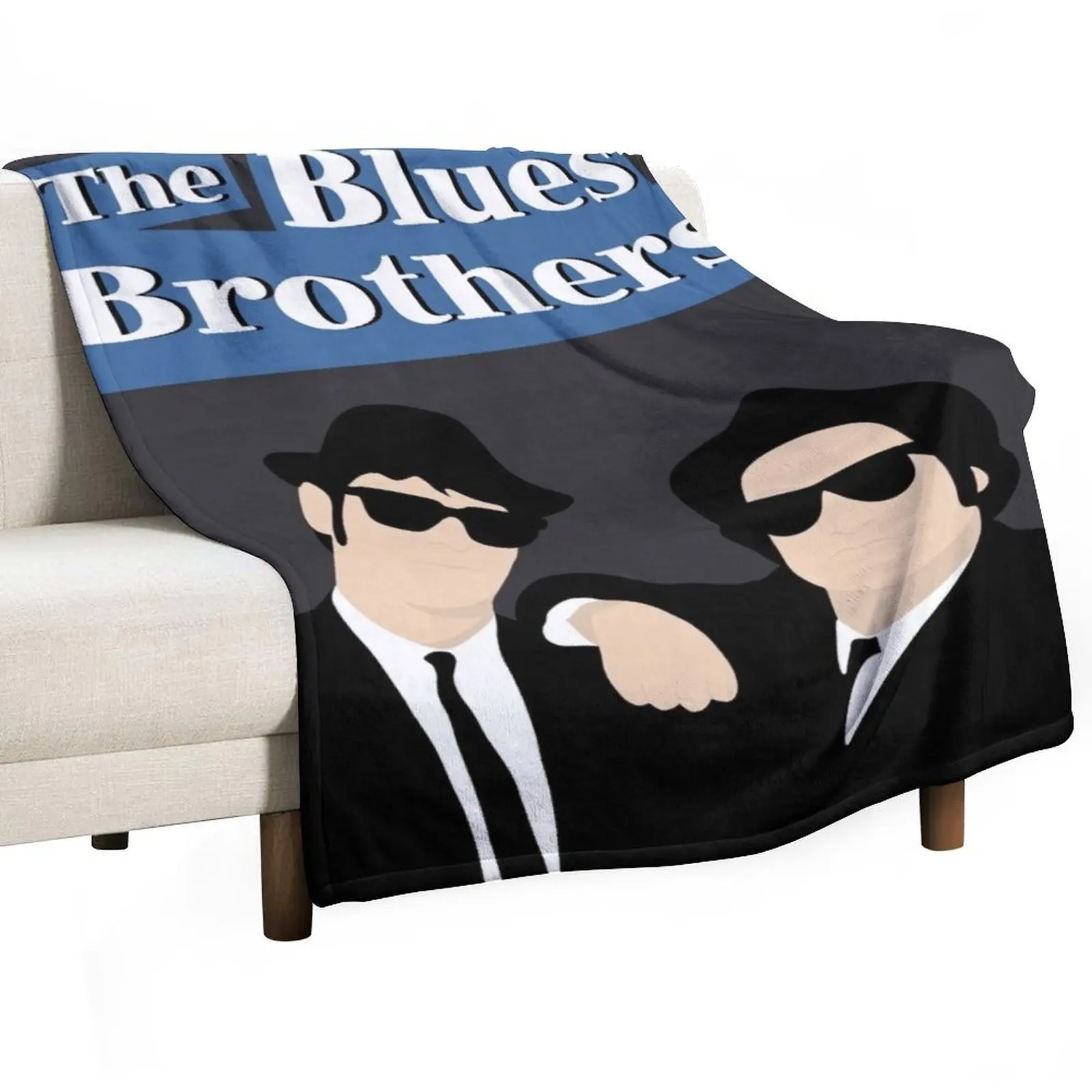 

Blues Brothers Throw Blanket Plaid on the sofa Camping Heavy Extra Large Throw Blankets