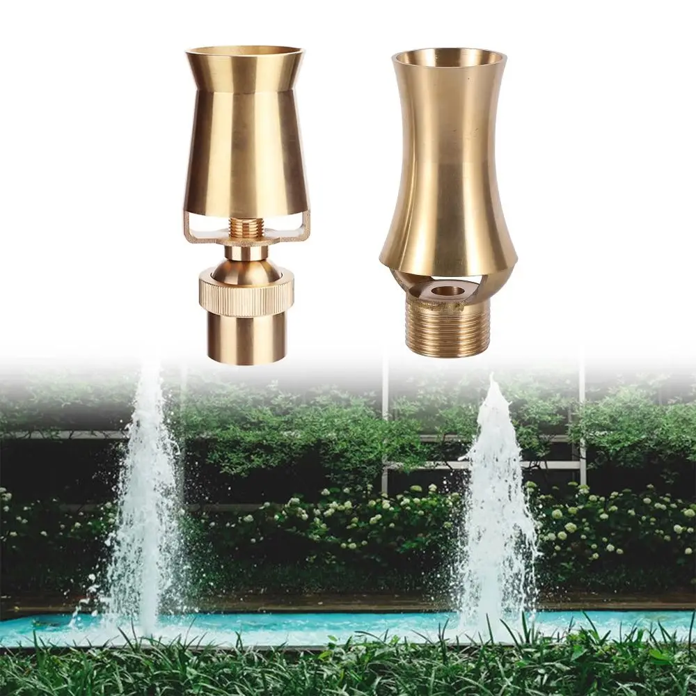 Brass Ice Tower Cedar Fountain Nozzle Durable 1/2