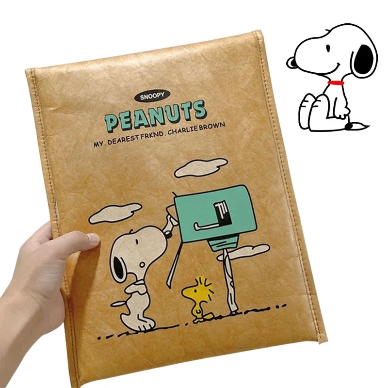 Snoopy Cartoon Tablet Sleeve Bag Portable Shockproof Protective Pouch Case Cover For 11 Inch IPad Air Pro Xiaomi Huawei Samsung