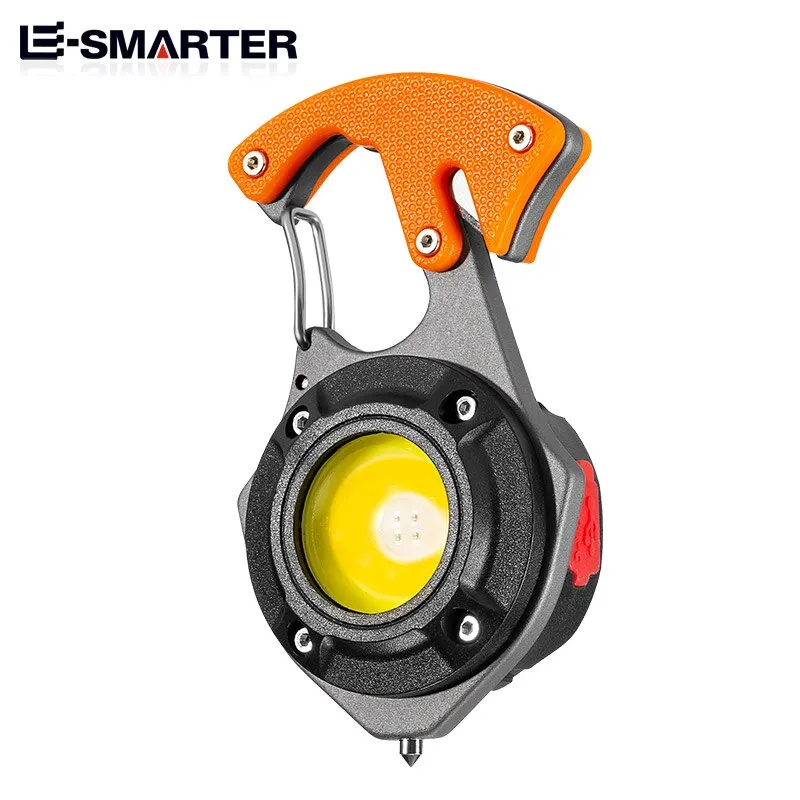 Multifunktion ale tragbare Hervorhebung leuchte Typ C Schnell ladung große Kapazität Akkulaufzeit Schlüssel bund Lampe Cob Taschenlampe
