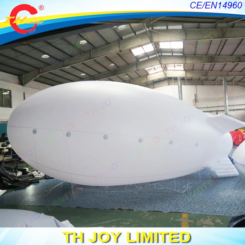 

8mLong Helium Blimp Inflatable Blimp Airship Zeppelin For Advertising Promotion, Inflatable Helium Blimp