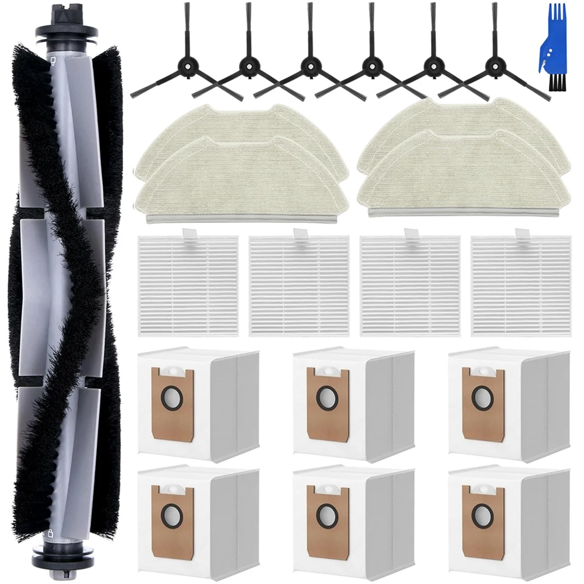 Accessories for Airrobo T20+ Robot Vacuum Cleaner Replacement Parts Kit Dust Bags Mop Pads Hepa Filters