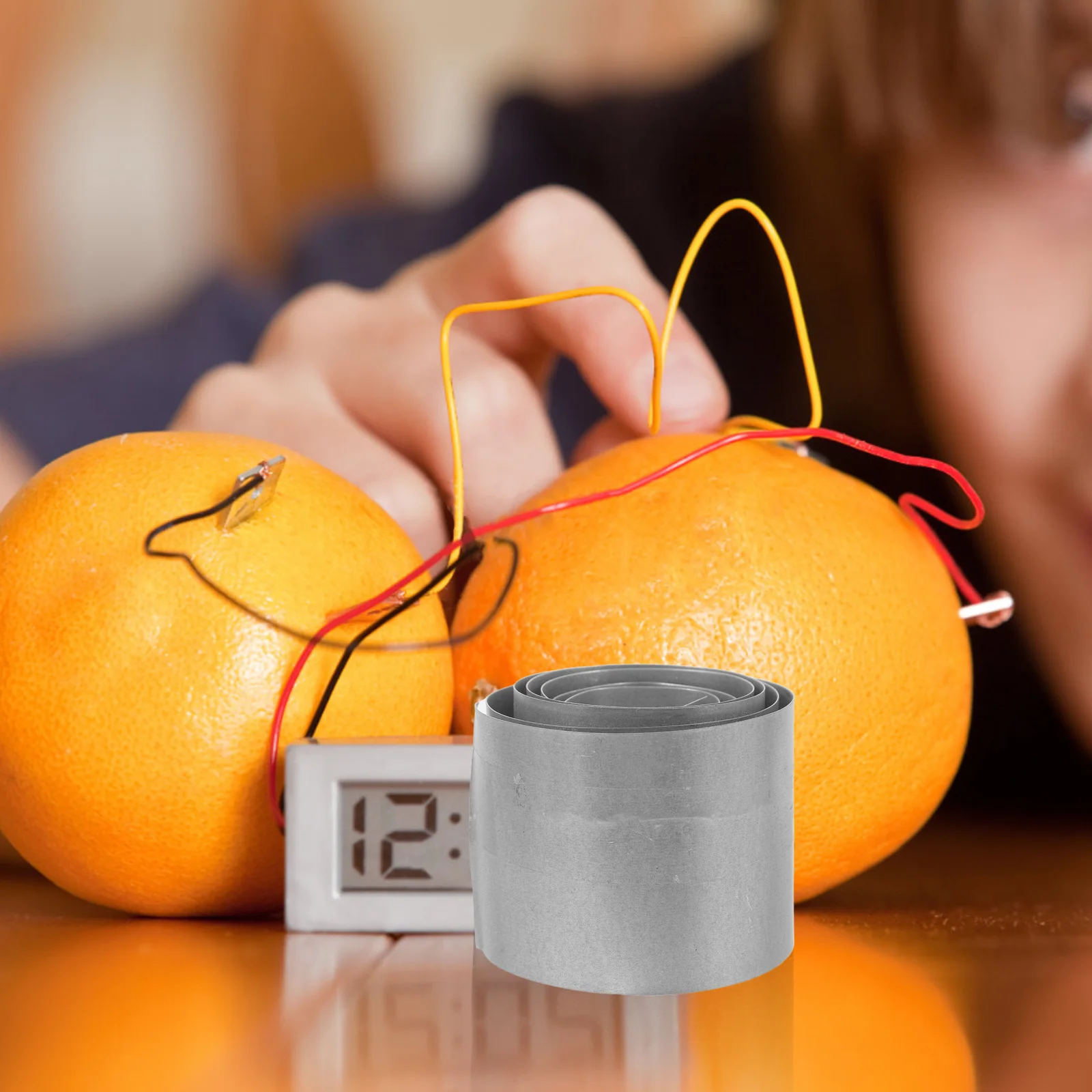 

Креативный DIY фруктовый эксперимент, железные листы, многоразовый инструмент для обучения науке, комплект для генерации электроэнергии