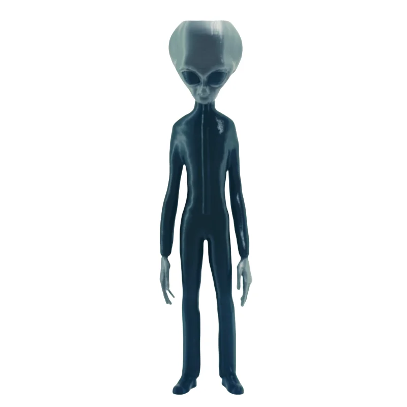 Mainan Figur Aksi Alien Manusia Masa Depan Asli Asli Mainan Anak-anak Mainan Hadiah Ornamen Anime Patung Detail Kualitas Tinggi Alien