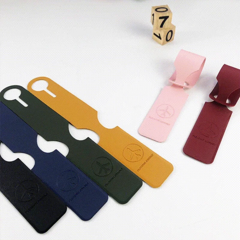 Portable Pu Leather Luggage Tags Name Id Address Holder Travel Passport Card Cover Suitcase Identifier Label Baggage Board Items