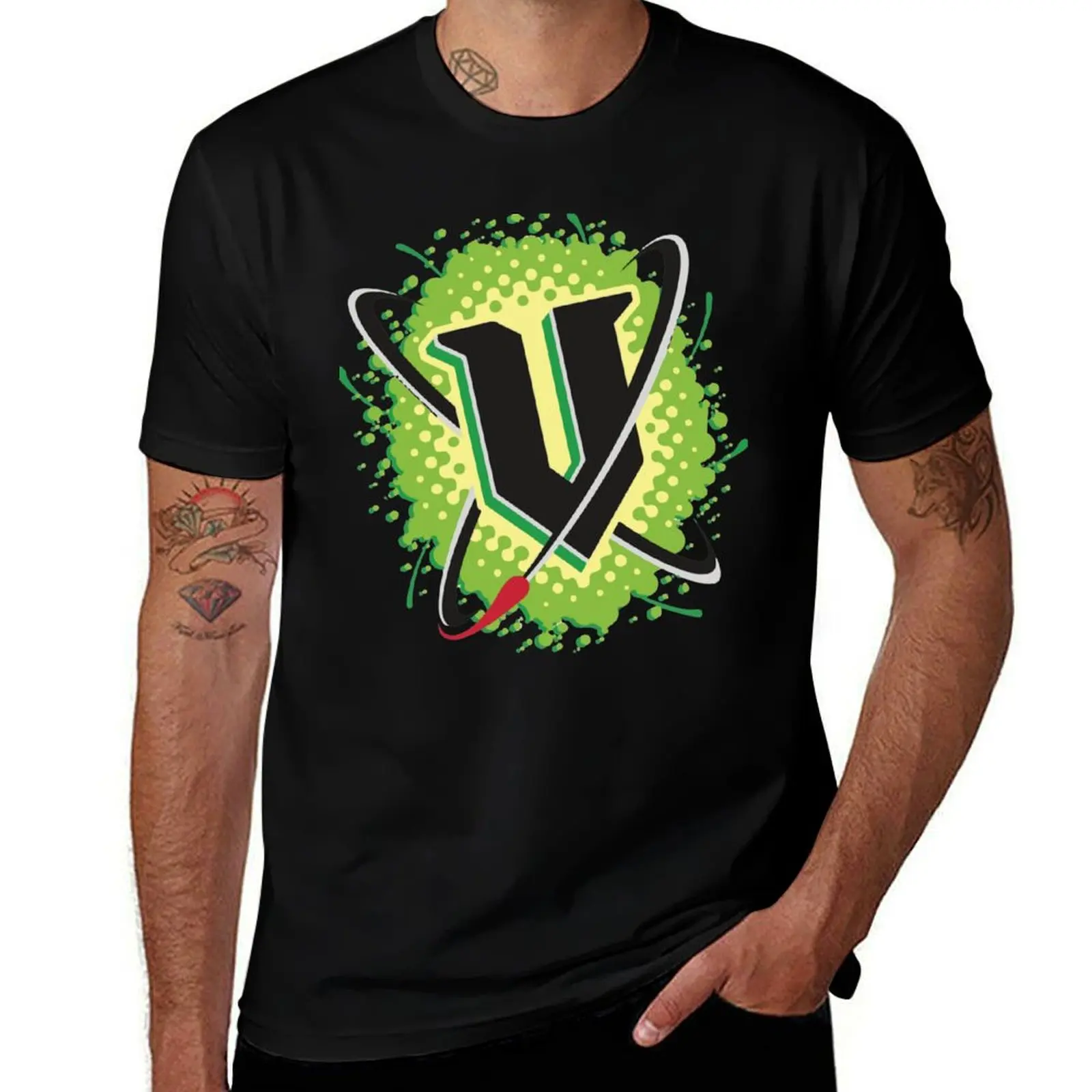 V Energy Logo (Corner) T-Shirt Outdoor Sports Lightweight Tee T-Shirt