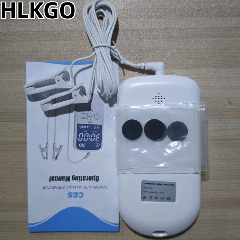 CES Electronic Acupuncture Device, Ear Clip for Anxiety Insomnia Depression, Microcurrent Sleep Aid Therapy