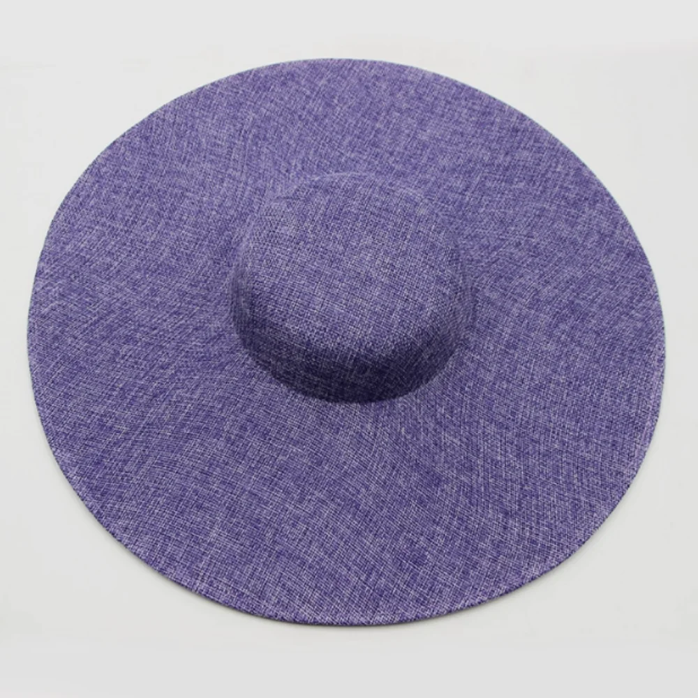 أزياء السيدات 38 سنتيمتر قطع زينة مستديرة Beses غطاء الرأس الزفاف السيدات قبعات قبعة فاسيناتور لتقوم بها بنفسك إكسسوارات الشعر #2