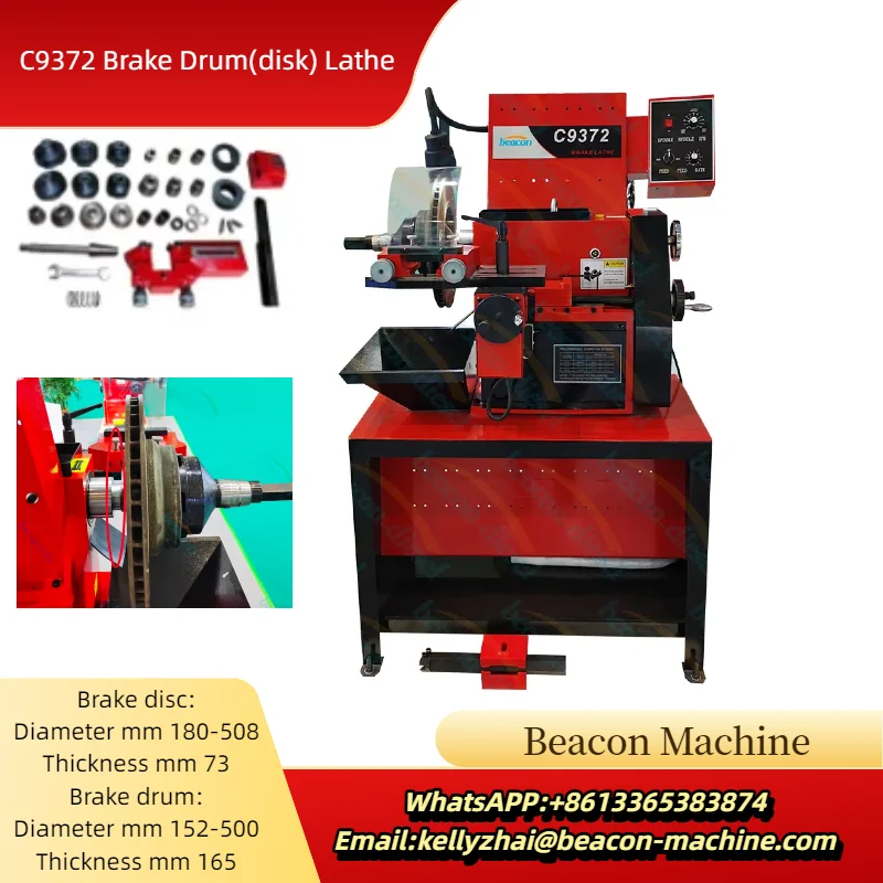Brake Lathe Machine C9372 Good Quality Brake Discs and Drums Grinding Cutting Machin