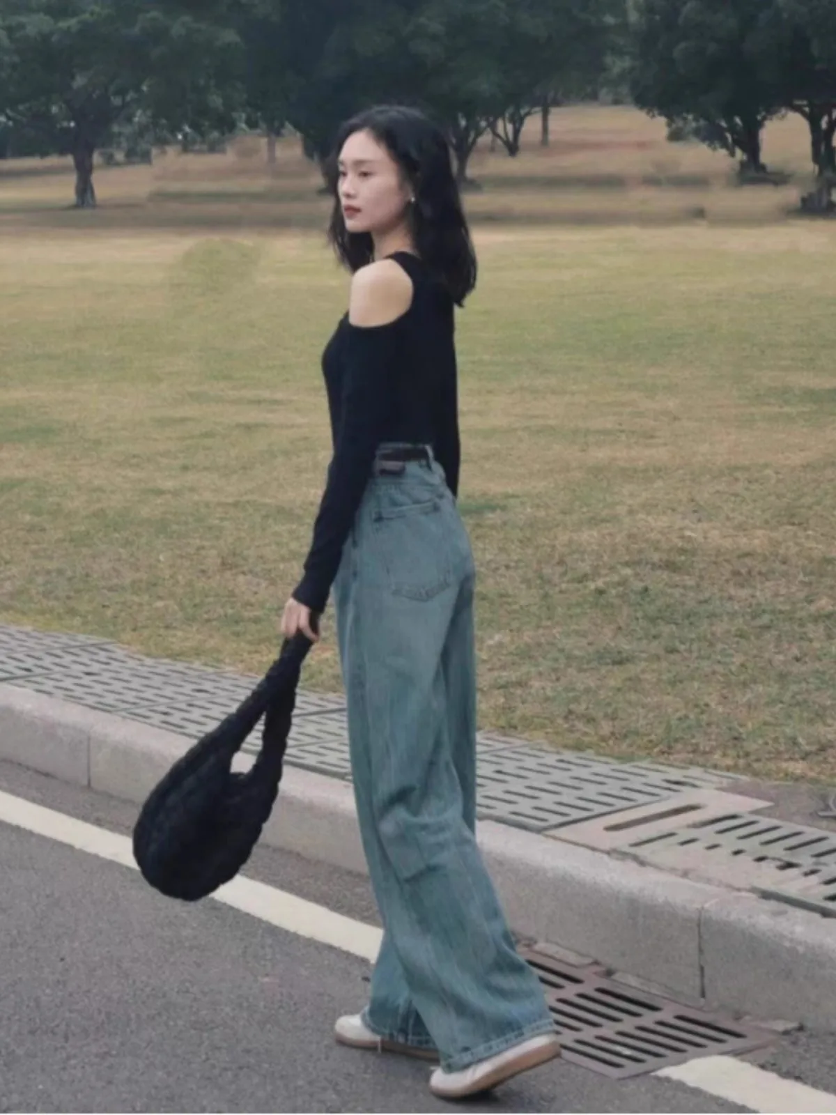 Sweaters Jumpers Pullovers Women European Style Half Turtle Oversize Solid BF Y2K Business Meeting Professional Modern Simple OL