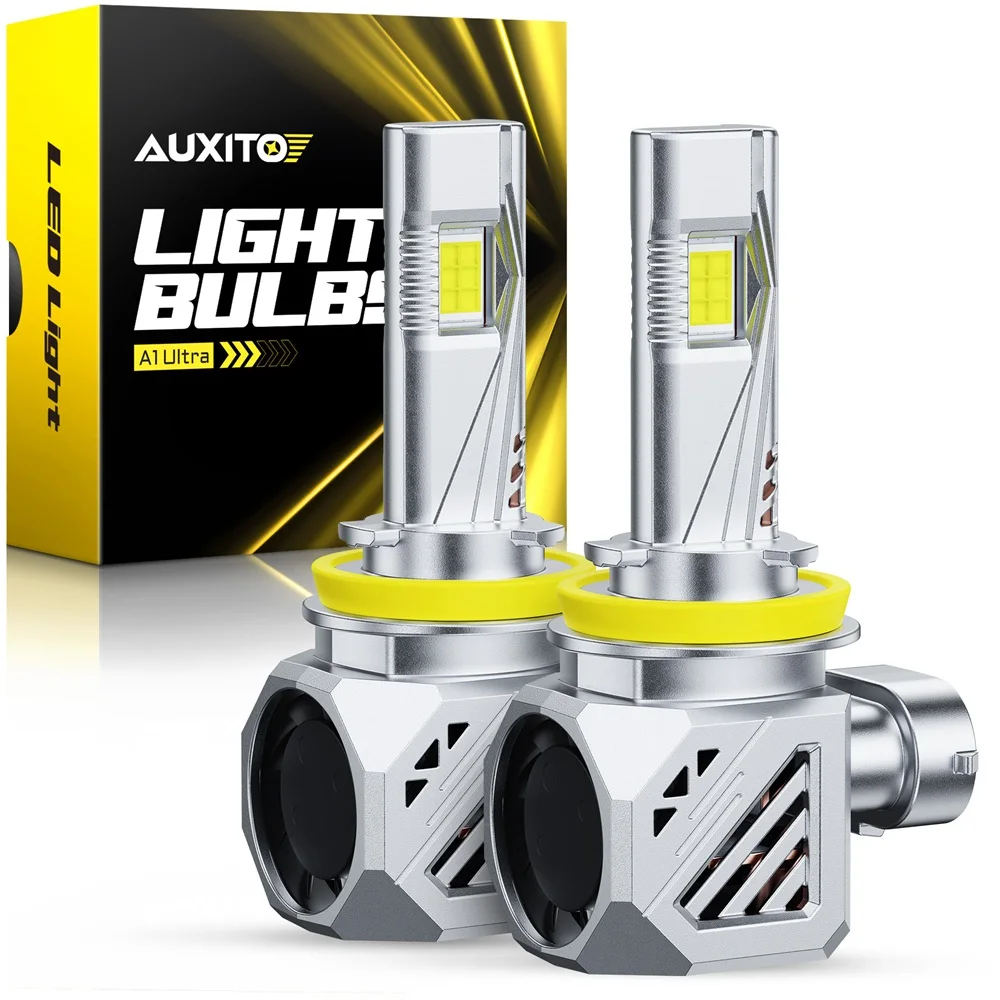 

2 шт. AUXITO 25000LM 80W H11 светодиодная турбо-фара Canbus без ошибок для Ford VW BMW Toyota H8 H9 H11 автомобильный ближний свет супер яркий белый