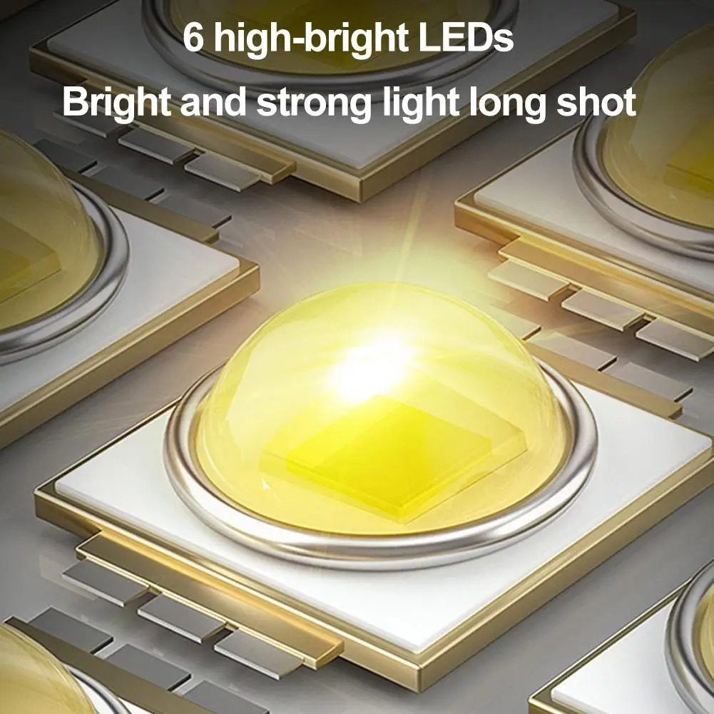 ضوء عمل LED COB قابل للتعديل مع قاعدة مغناطيسية، مصباح شحن محمول لورشة المرآب المنزلية، متعدد الوظائف #2