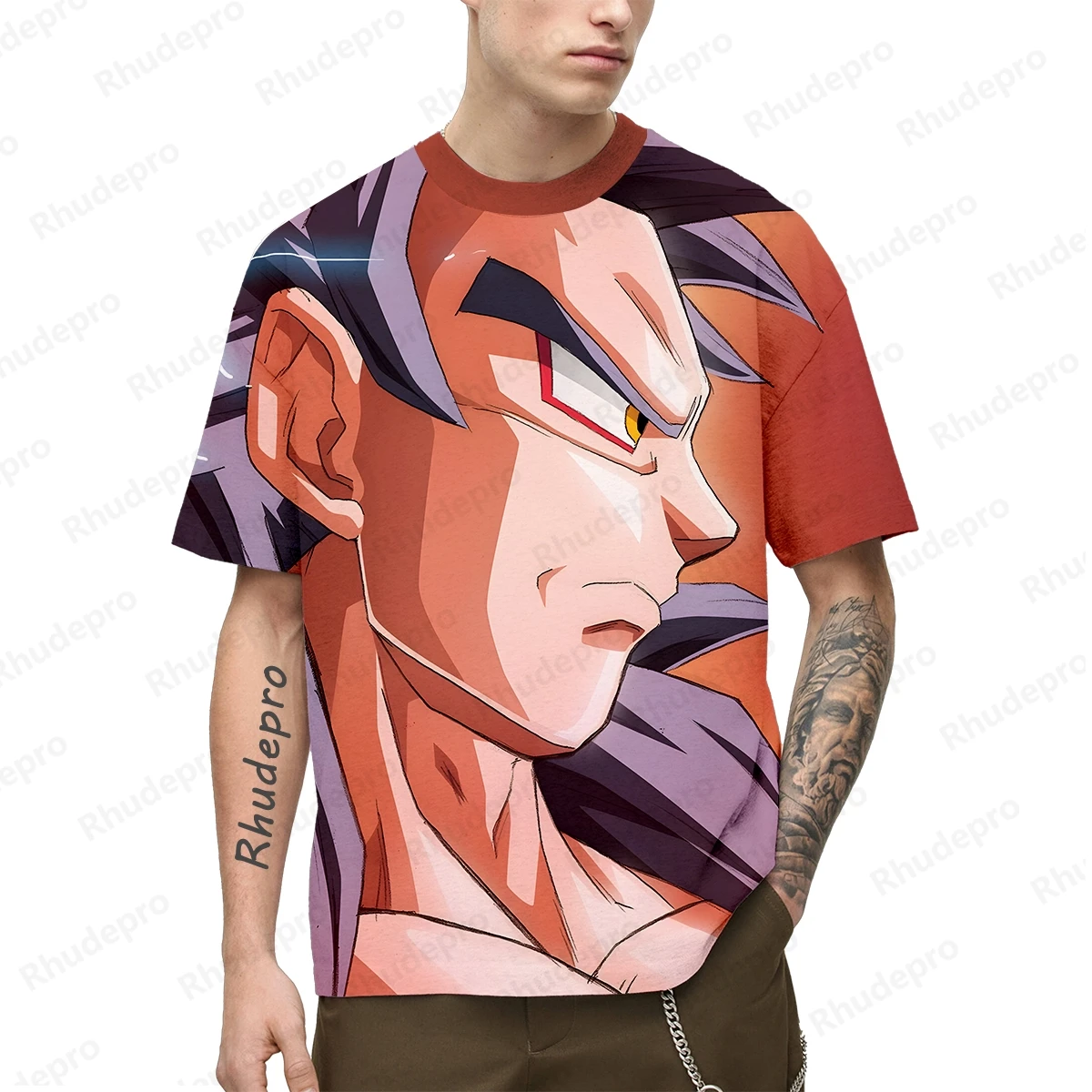 Dragonball 3D para mulheres Impressão T-shirt, Camisetas de Rua Feminina, Top Grande, Cosplay, Anime Japão, Novo, 2022