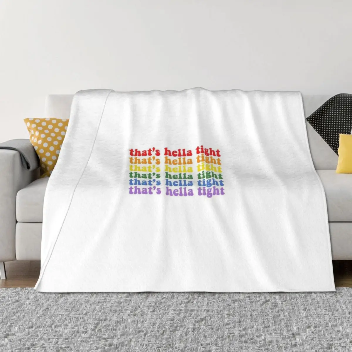 

that's hell tight - ladybird Throw Blanket christmas gifts Blankets For Sofas Plush Retros Blankets