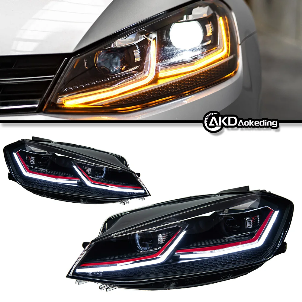 AKD Car Styling for VW Golf 7.5 LED Headlight 2013-2020 Golf 7 Headlights DRL Hid Head Lamp Dynamic Signal Bi Xenon Accessories