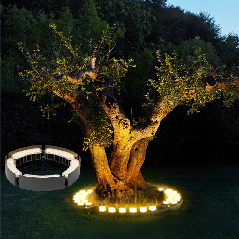 Rgb Tree Light Tree Lighting Waterproof Landscape Lighting City Street Lighting Square Garden Lights Villa Backyard Lights 12w