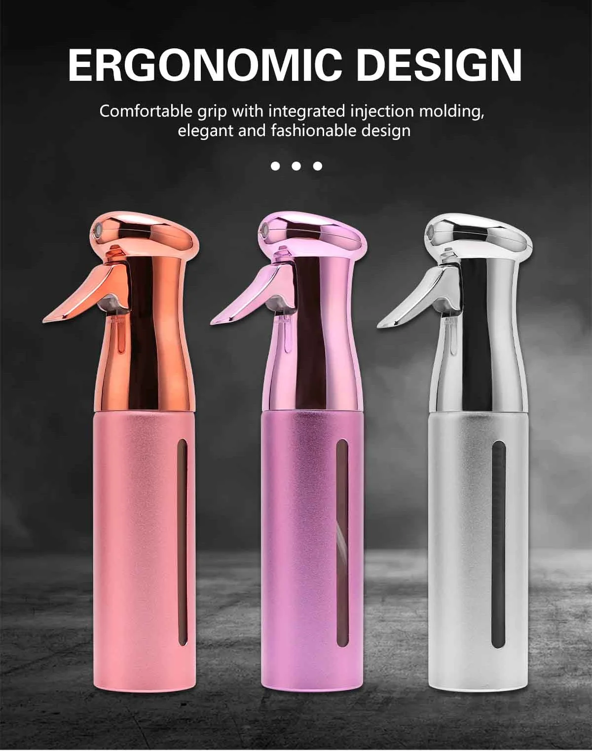 Beschichtung Spray Flasche Salon Haarschnitt Gießkanne Langlebige Spezialität Barber Nachfüllbare Flaschen Stylist Friseur Werkzeuge – Detail 5