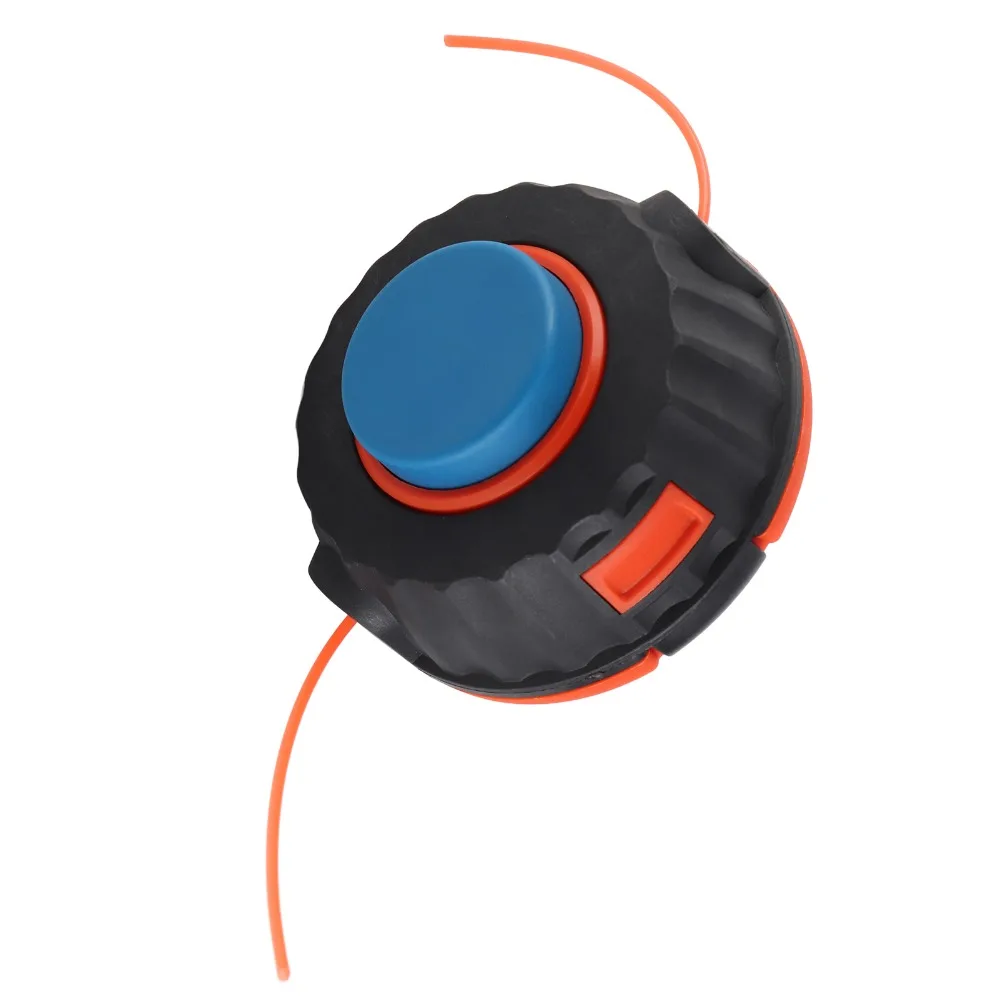 Bump Feed Trimmer Head Replacement Nylon Line Black String Trimmer Head Quick Disassembly Plastic Brush Cutter Head for P25