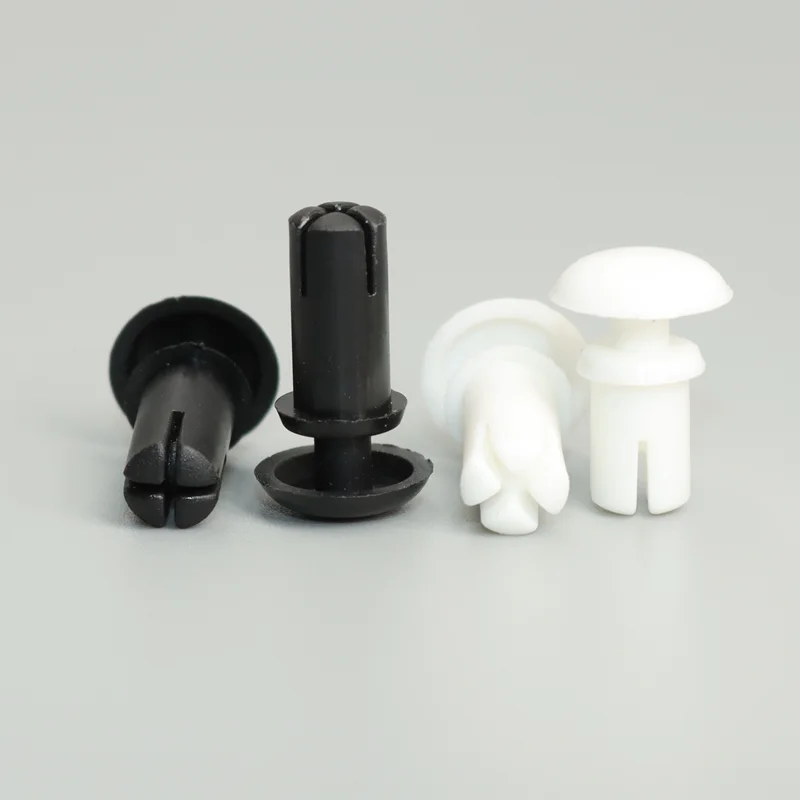 PC Board Nylon Rivet for Car Body Bumper White Black Plastic R Type Expansion Rivet Nut Buckle Clip R20 R26 R30 R35 R40 R50 R60