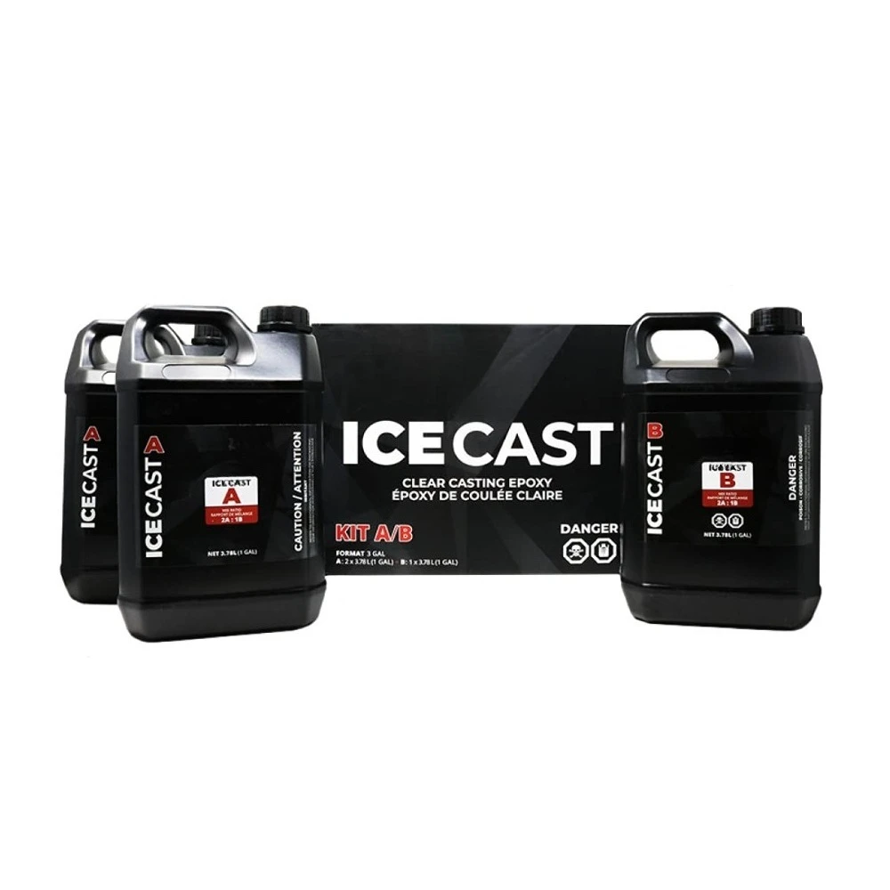 لوازم النحت/إيبوكسي الراتنج العميق، شفاف كريستالي، لامع شفاف عالي اللمعان، مثالي لمشاريع عميقة 1-4 بوصة - إيبوكسي صب عميق