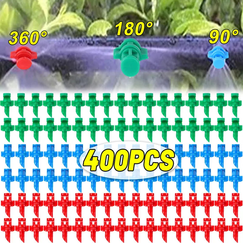 

Garden Irrigation Refraction Nozzle Watering Flower Mist Nozzle Threaded Connection 90/180/360 Degrees Sprayer Irrigation Tools