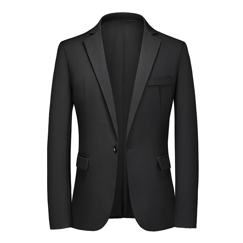 High Quality Men\'s Blazer Slim Fit Solid Color Dress Suit Coat Business Casual Blazer Jacket Coat Wedding for Men Plus Size 5Xl